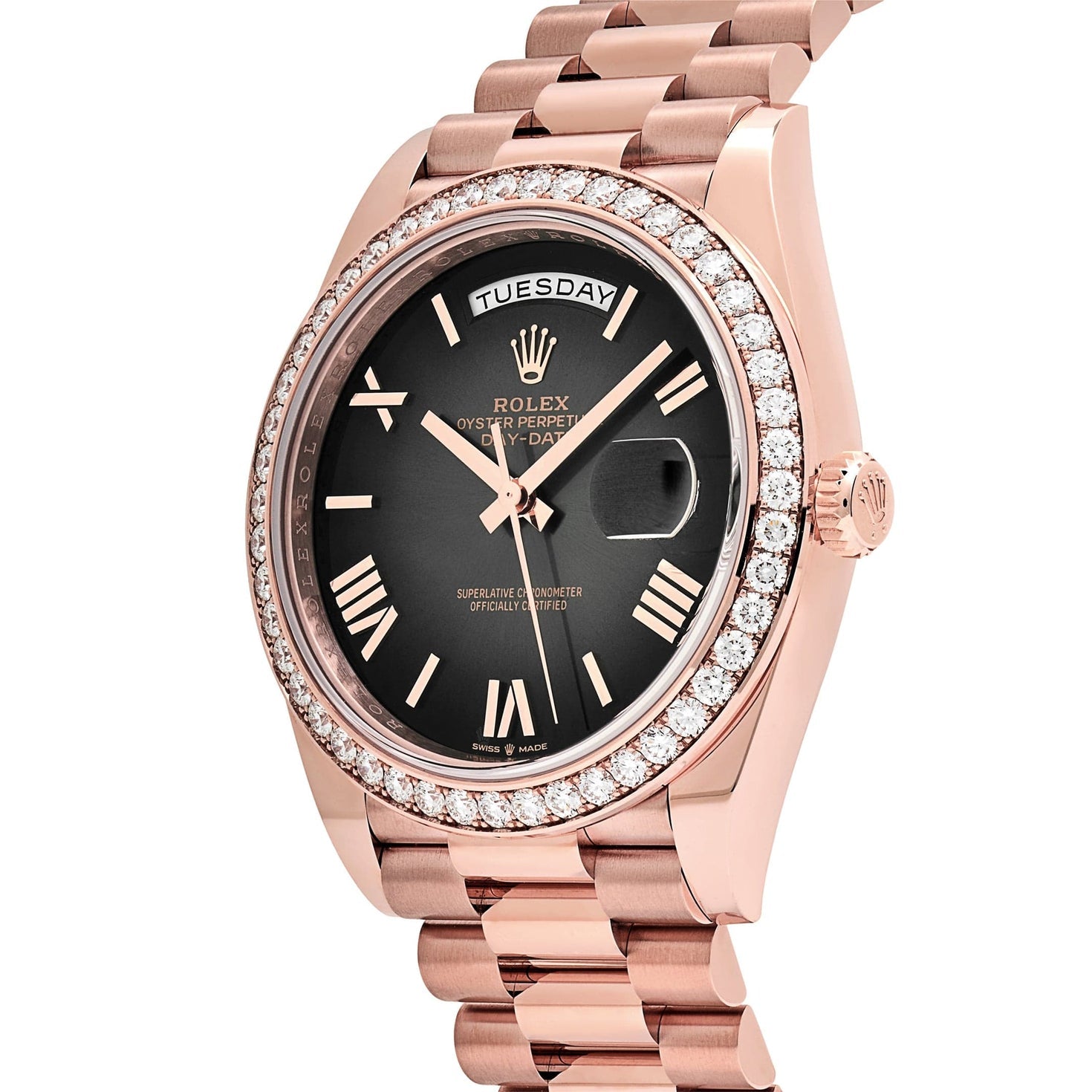 Rolex Day-Date 228345RBR Rose Gold